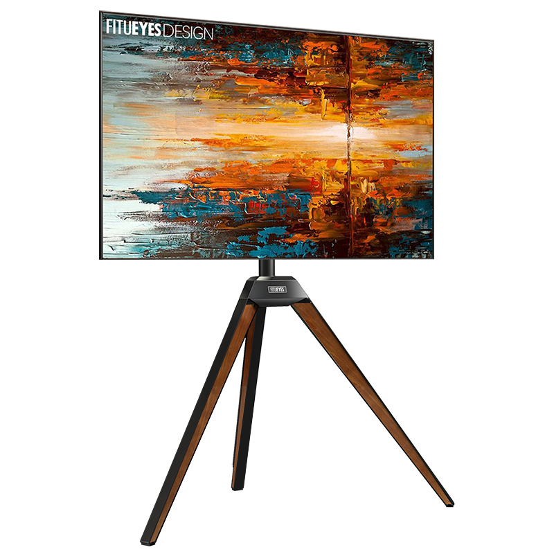 索见FITUEYES电视支架落地实木三星LG索尼42/55/60/寸通用