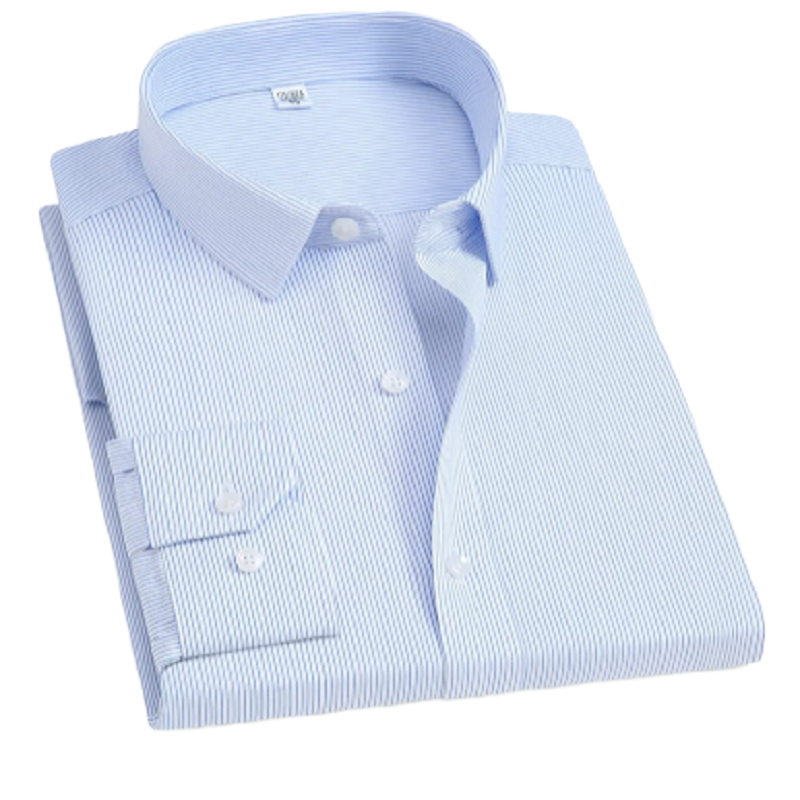 徽珩 纯棉免烫商务休闲衬衫长袖男 保安衬衫 JC15