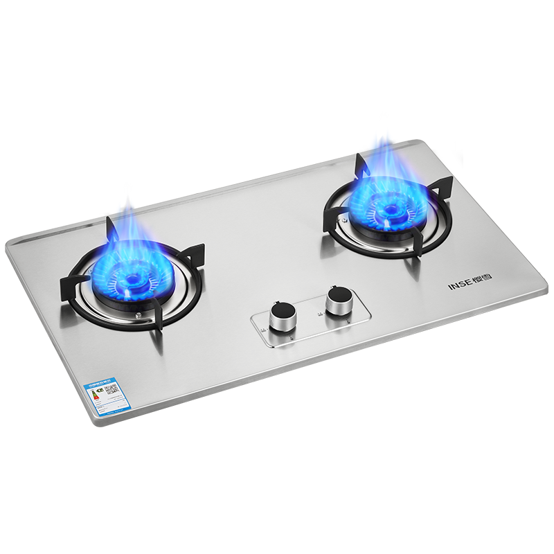 樱雪(INSE)燃气灶 双灶煤气灶4.5KW台嵌两用爆炒大火力煤气炉一级能效灶具Q2020G天然气
