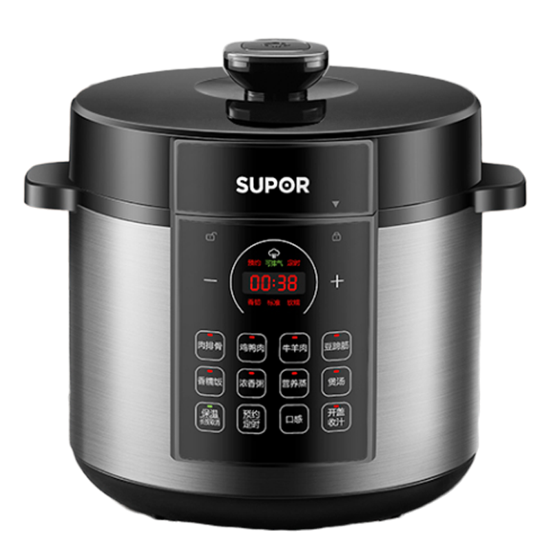 苏泊尔(SUPOR)全自动智能电压力锅 一锅双胆 开盖收汁 快煮慢享 定时预约 SY-60YC8086 6L高压锅