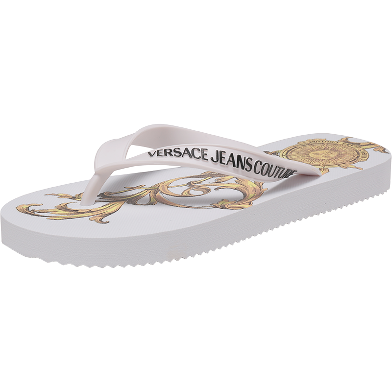 范思哲 VERSACE JEANS COUTURE 女士橡胶拖鞋凉拖人字拖72VA3SQ7 ZS191