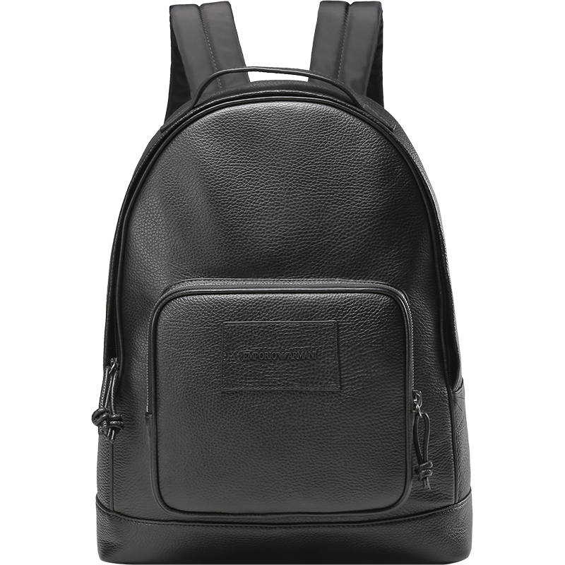 阿玛尼 EMPORIO ARMANI 男士牛皮革/织物手提双肩包背包Y4O334 Y068E