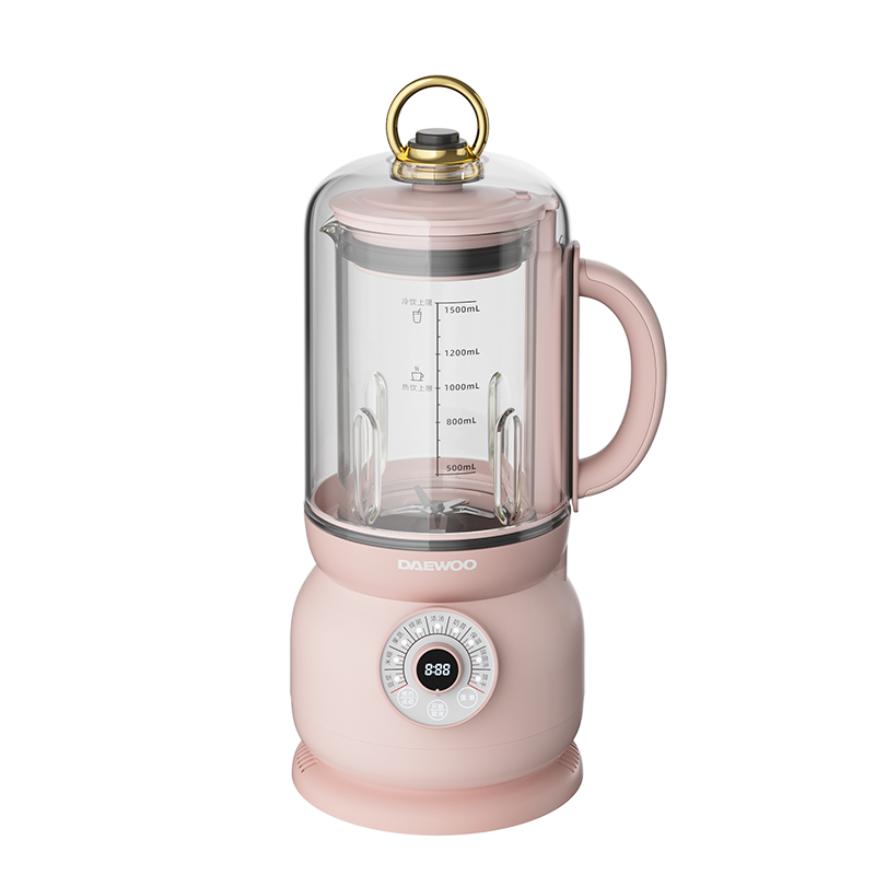 大宇(DAEWOO)破壁机低音豆浆机迷你全自动免手洗搅拌机营养调理机家用FP02奶糖白