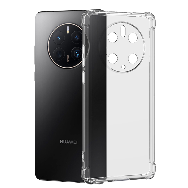 BOEEK 华为Mate50 Pro手机壳mate50E气囊防摔壳mate 50透明软壳轻薄简约男女保护套pro防摔壳
