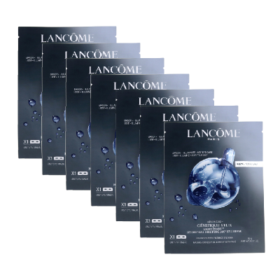 兰蔻LANCOME新精华肌底大眼眼膜10g*7片立体修护眼周眼袋细纹黑眼圈