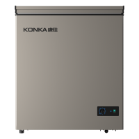 康佳(KONKA) 145升小型冰柜冷藏冷冻转换 单温母婴小冷柜 一级能效节能顶开冰箱 极地灰 BG15JD