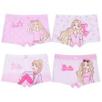 barbie/芭比儿童内裤纯棉女童短裤宝宝三角裤平角裤小女孩四角底裤