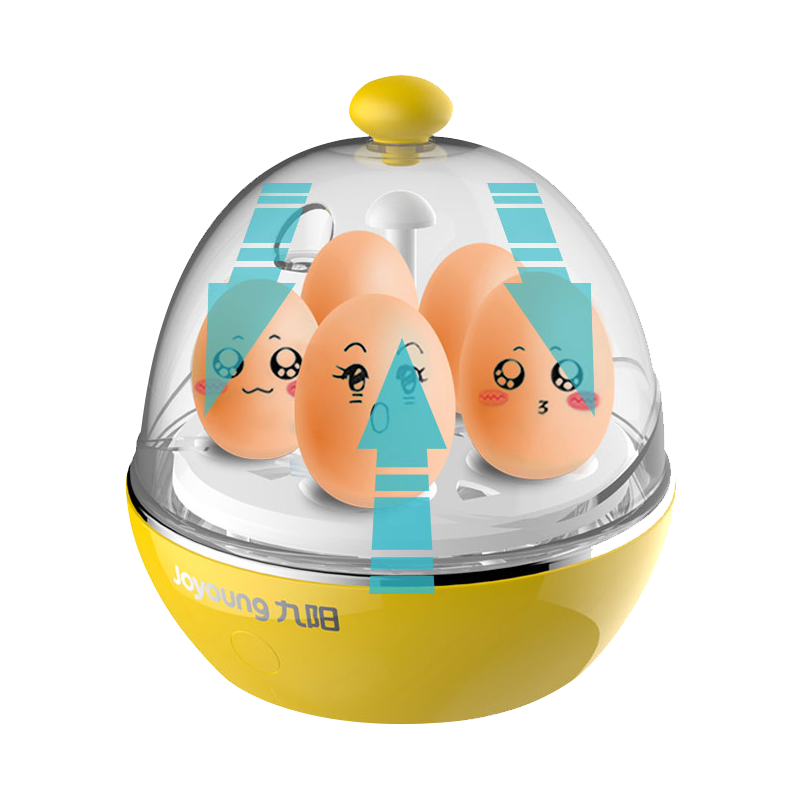 九阳(Joyoung)煮蛋器蒸蛋器单层家用自动断电小功率宿舍可用迷你鸡蛋羹神器蒸鸡蛋器蒸蛋机炖蛋器蒸蛋锅 ZD-5J91