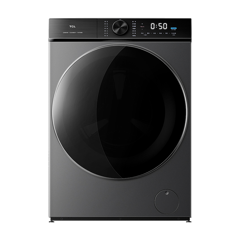 TCL 10公斤DD直驱T120变频滚筒超薄洗衣机免污全自动除菌 速净喷淋智能互联 1.08洗净比G100T120-D