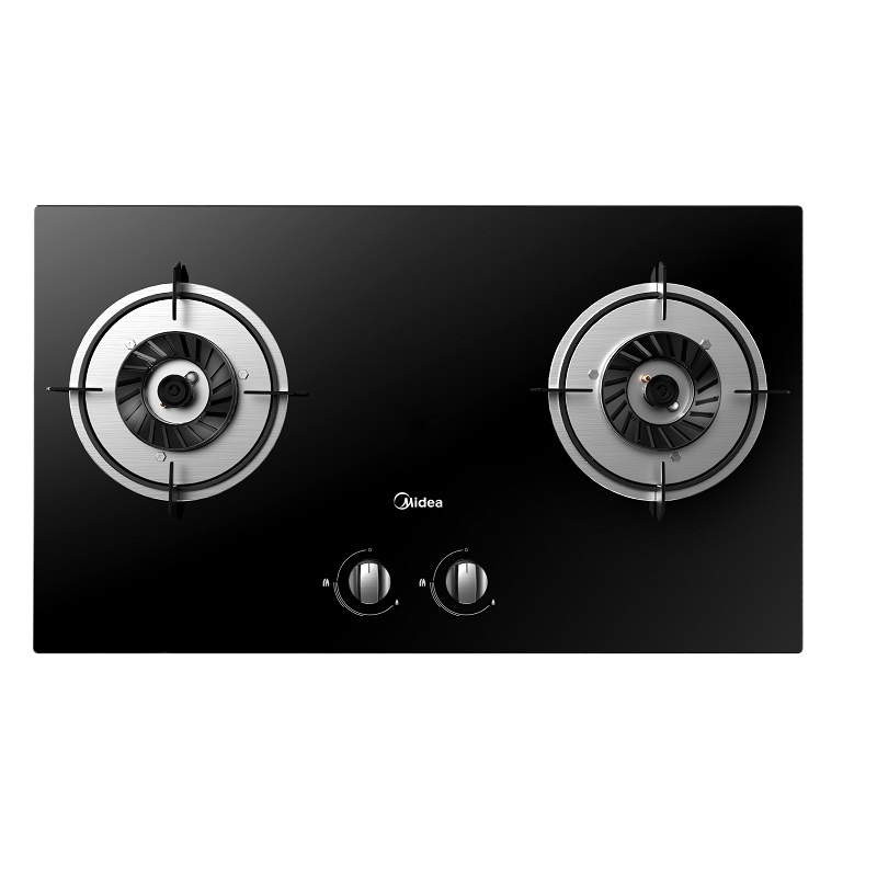 美的(Midea)燃气灶JZY-Q20-M 燃气灶4.5KW大火力一级能效台式嵌入式厨房家用双灶煤气灶灶具液化气