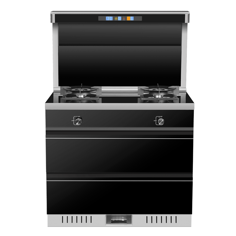 [25档变频]欢呼好太太下吸式集成灶一体灶家用三件套消毒款805#B变频[体感语音消毒柜款] 液化气