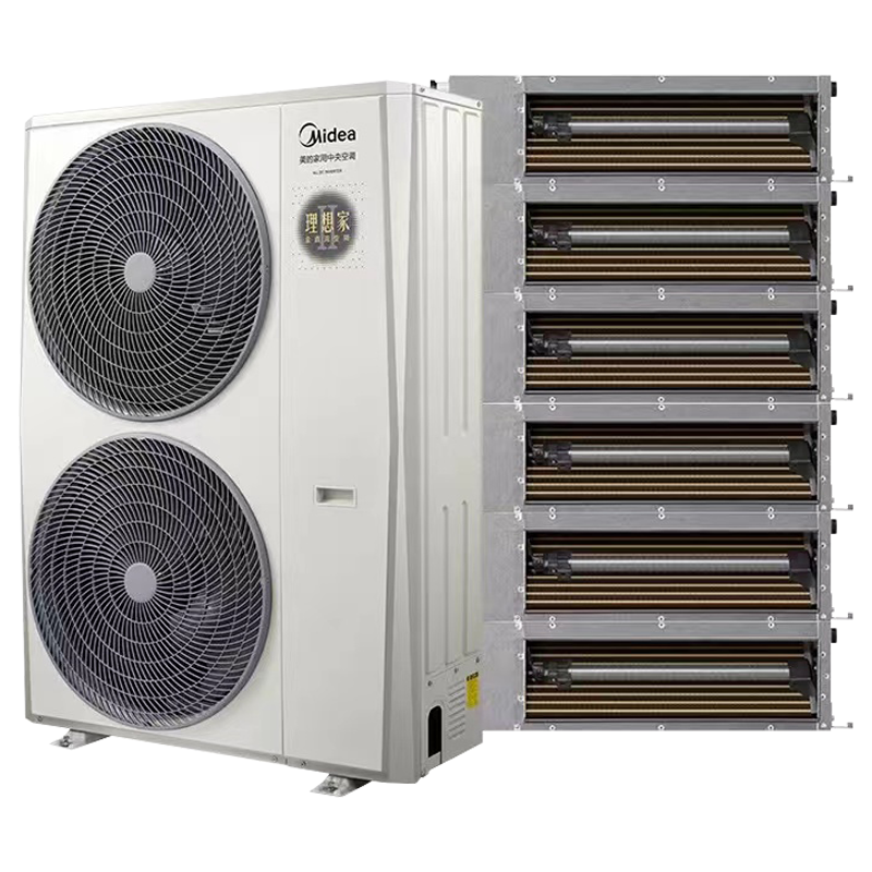 美的(Midea)理想家二代6.5匹一拖六智能全直流变频中央空调多联机MDVH-V160W/N1-E01LX(E1)II
