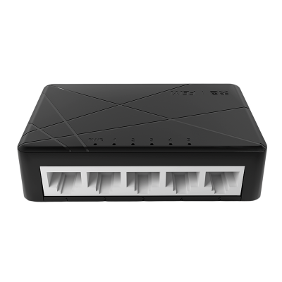 飞邑(FEIYI)FY-SG105M 5口千兆端口交换机 网线光纤分线器家用无线监控集线器 八芯监控级即查即用桌面交换机
