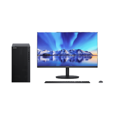 华为擎云 B730 商用办公台式电脑(i5-12400 8GB 1T 无wifi WIN11 HOME)主机+23.8显示器