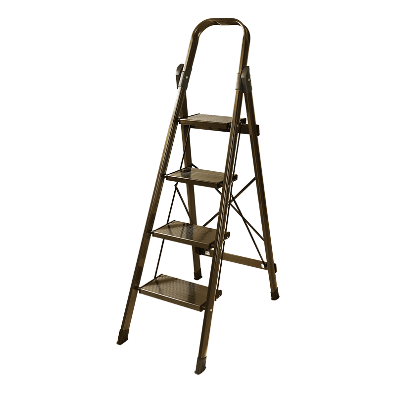 家用加厚铝合金折叠梯室内四步五步防滑扶梯多功能单侧梯人字梯