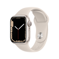 [当天发货]2022年新款 苹果 Apple Watch Series 8 GPS版 45mm 红色铝金属运动型表带 苹果手表 s8