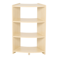 华森葳儿童家具 3层45度弧形柜-实木