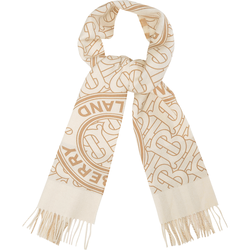 BURBERRY 博柏利 男女通用款山羊绒双面两用围巾 80454511