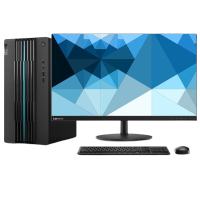 联想(Lenovo)GeekPro 2022设计师游戏台式电脑主机(12代i5-12400F 16G内存 512G SSD GTX1660S-6G独显 )23英寸显示器