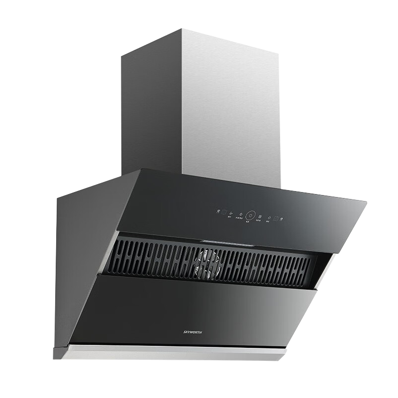 创维吸油烟机 Y101 侧吸式油烟机家用 18立方爆炒大吸力自清洗挥手控制 700mm小尺寸厨房烟机