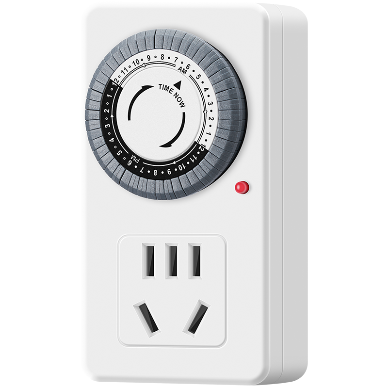 德力西定时器开关插座电动车保护器倒计时防过充自动断电时控电源插座