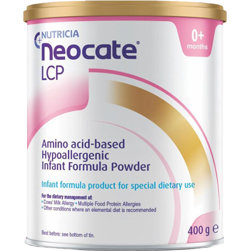 Neocate 纽康特 LCP氨基酸奶粉 400g 1罐装 0月+ 敏宝适用 深度水解奶粉 澳洲进口