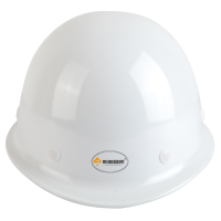 新越昌晖圆顶钢盔式安全帽 ABS高强度工地工程建筑施工防砸抗冲击劳保头盔 安全帽 白色 XY-LF10