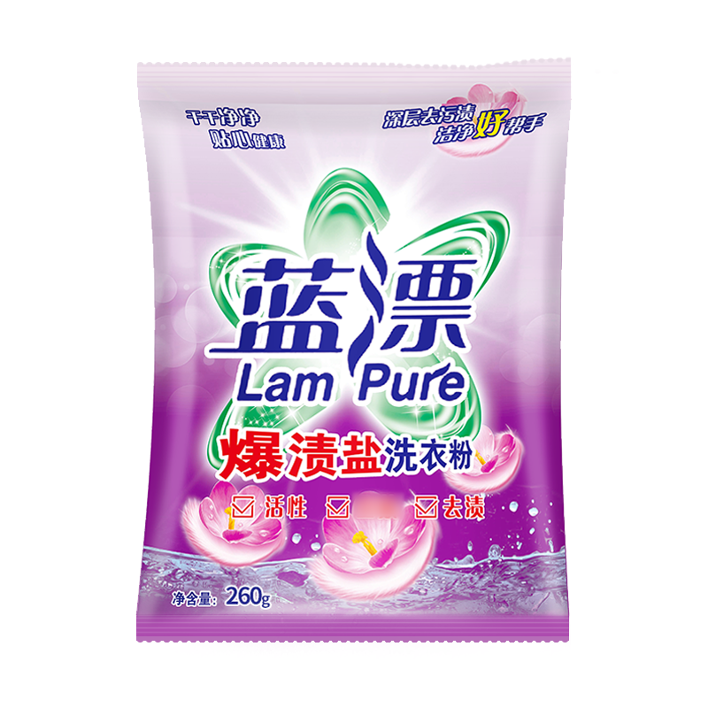 蓝漂爆炸盐洗衣洗衣粉260g*6袋