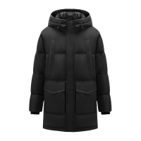 雪中飞2022冬季新款羽绒服宽松加厚连帽防风时尚简约保暖男士外套