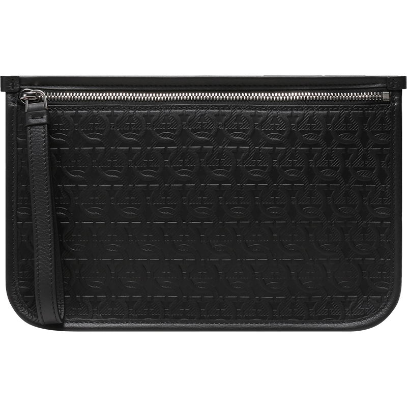 Salvatore Ferragamo 菲拉格慕 男士牛皮革手拿包 240966