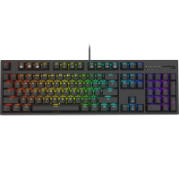 极度未知(HYPERX)阿洛伊 火星2代 游戏机械键盘 火星二代104键 火轴 黑色