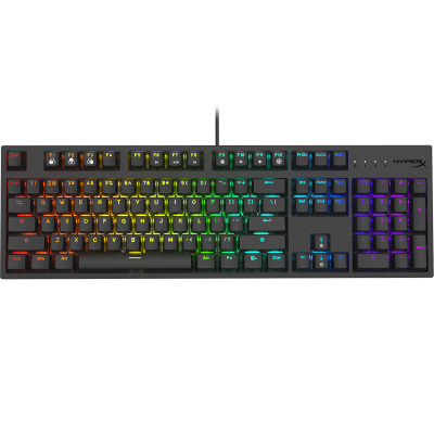 极度未知(HYPERX)阿洛伊 火星2代 游戏机械键盘 火星二代104键 火轴 黑色