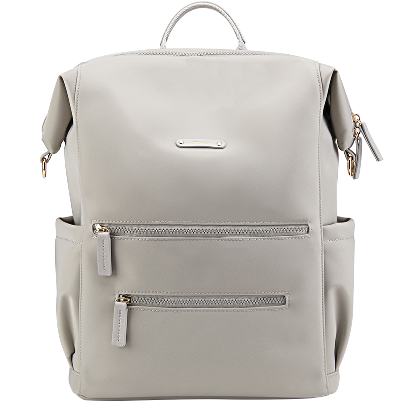 爱华仕简约电脑包女高级质感大容量通勤上班背包休闲旅行包双肩包