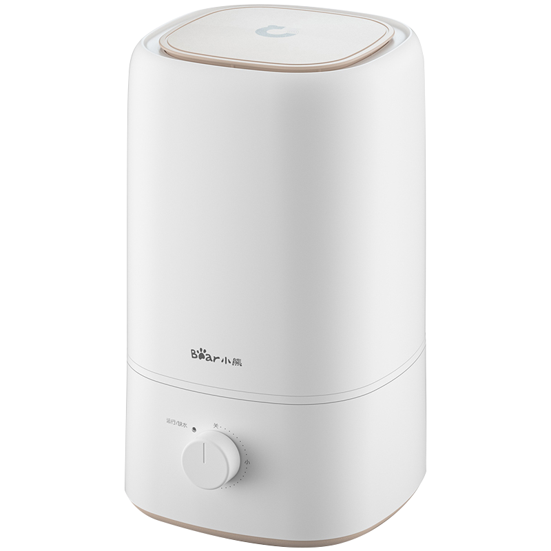 小熊(Bear)加湿器卧室办公室婴儿桌面空气加湿家用大雾量上加水5升大容量无滤芯JSQ-F50B1