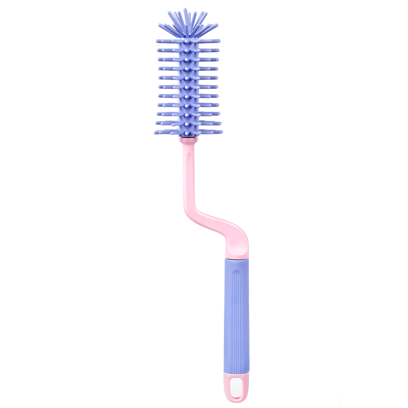 Protefix奶瓶刷婴儿专用水杯刷硅胶清洁刷宝宝洗杯子神器旋转长柄清洗套装