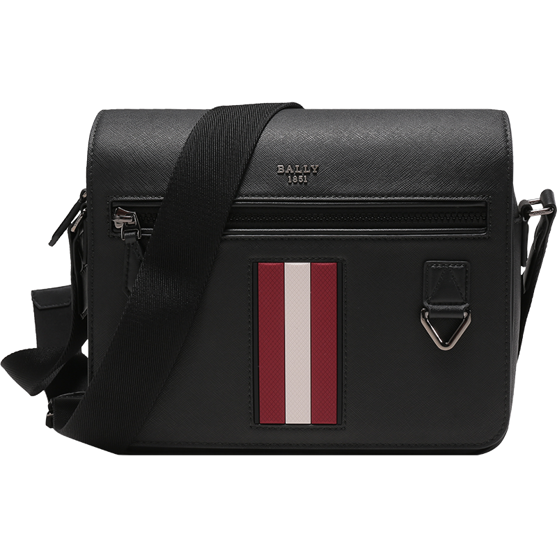 BALLY 巴利 男士Mythos系列防水再生牛皮单肩斜挎包 MES