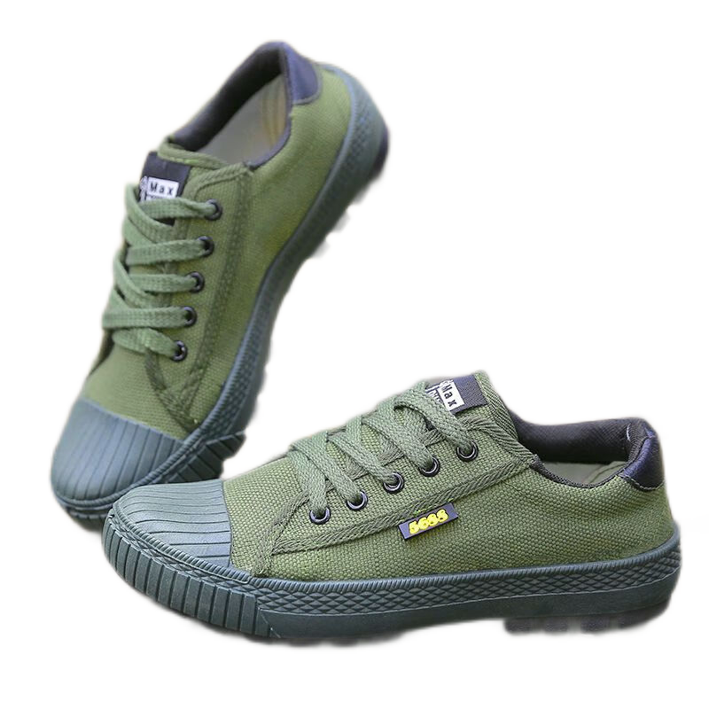 新款解放鞋男工地防滑耐磨劳保鞋低帮帆布农民透气作训劳保鞋莎丞