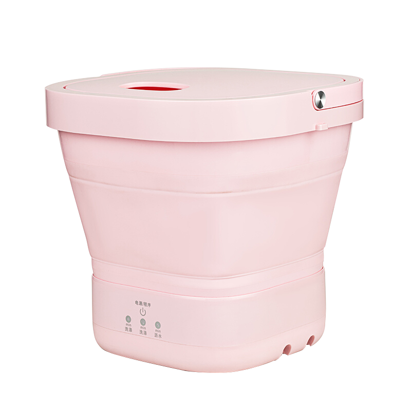 美的(Midea)充电折叠洗衣机便携式迷你小型宿舍洗袜子神器内衣内裤洗衣机(基础款)MX-ZDDP01