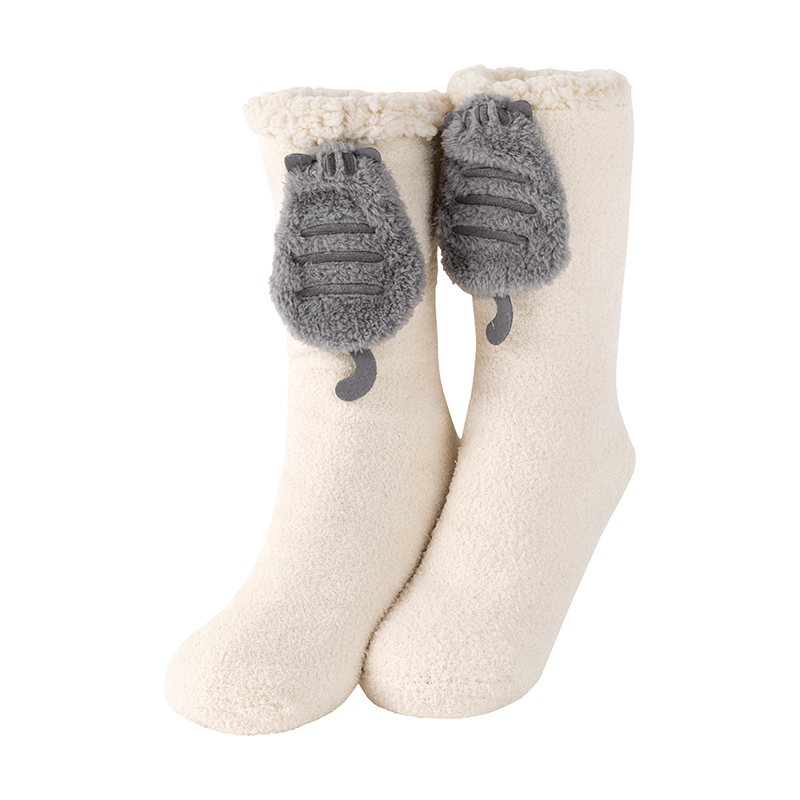 冇心暖脚神器充电发热暖腿宝女生冬天被窝睡觉床上毛绒保暖电热袜