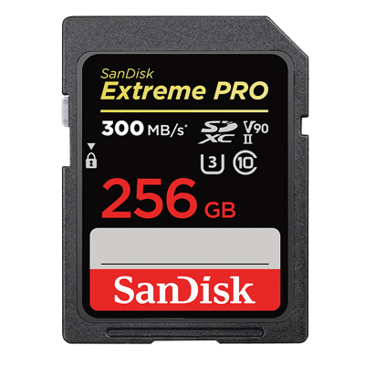 闪迪(SanDisk)256GB SD卡UHS-II至尊超速读300MB/s写260MB/s相机存储卡U3支持4K/8K