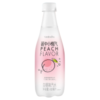 延中 小桃汽白桃味汽水 410ml/瓶 6瓶装 白桃口味碳酸饮料汽水饮品