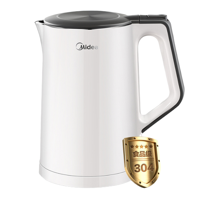 美的 电热水壶MK-SH15Colour102 家用1.5L容量双层防烫 烧水壶TD
