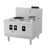 乐创(Lecon)商用燃气单头单尾小炒灶 天然气/液化气可选酒店厨房企业燃气灶 LC-J-DTD1