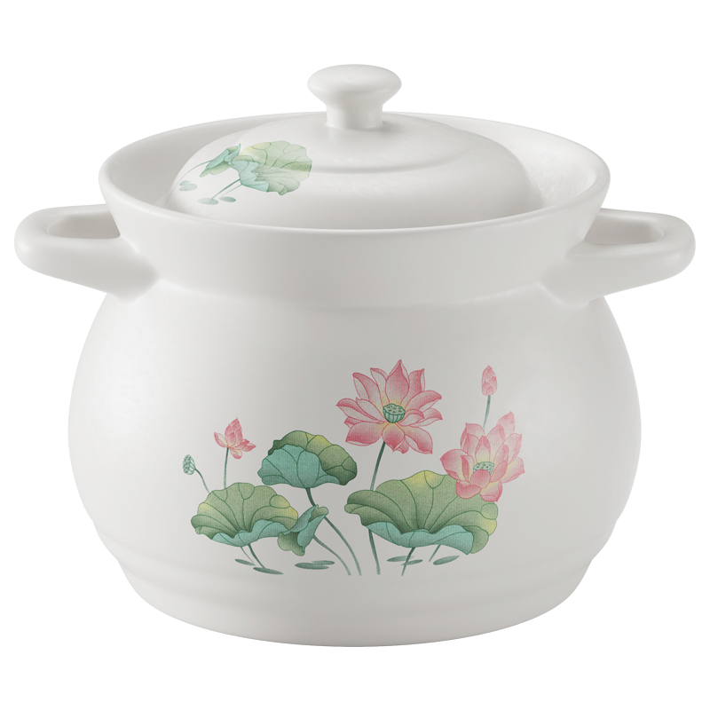 荣事达(Royalstar)砂锅炖锅家用汤煲3L中式养生陶瓷煲耐高温燃气煤气灶专用炖汤熬药焖烧沙锅RA182217*7