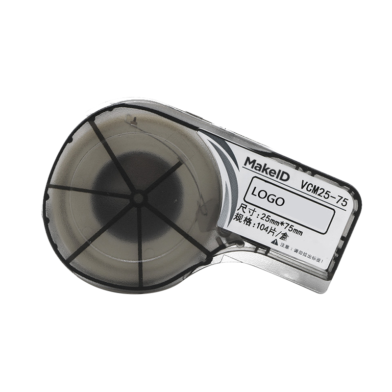 Makeid VCM25-75 设备标签 25mm*75mm 1 卷 白色