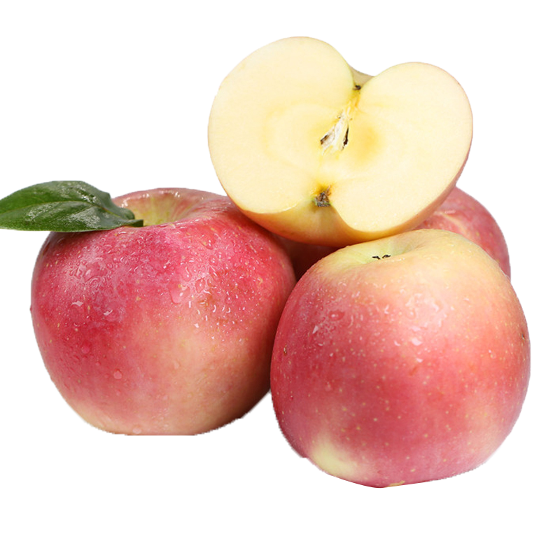 [苏鲜生]甘肃天水红富士 净重8.8-9斤装 小果 果径70-75mm 24-26个左右 新鲜水果 脆甜爽口