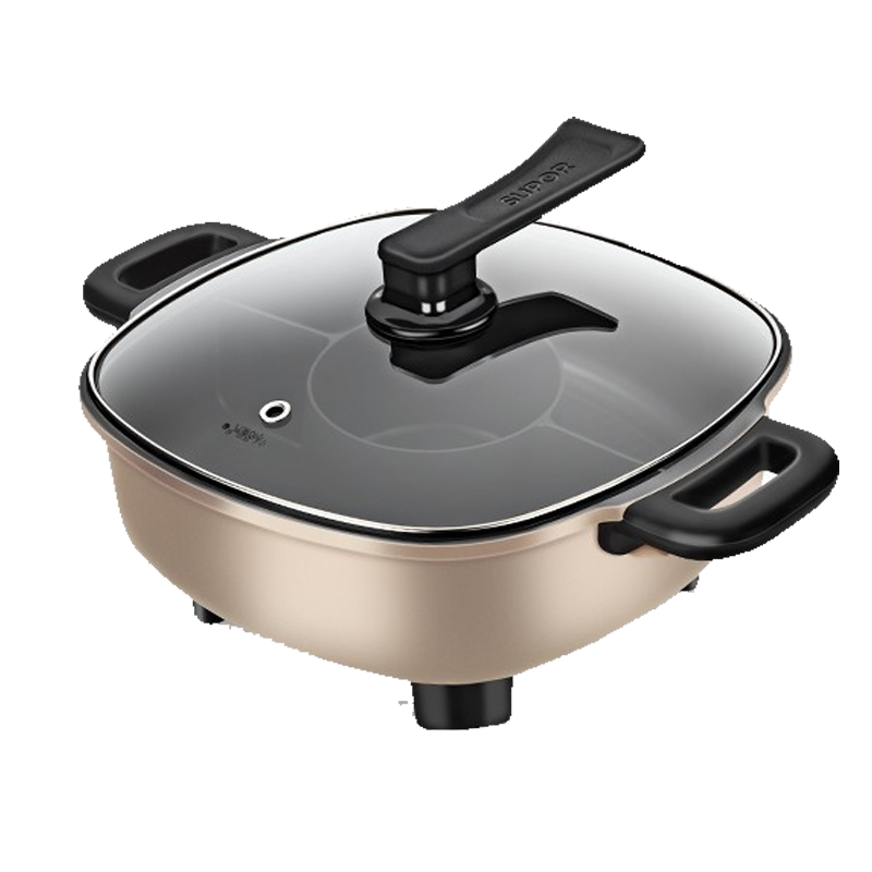 苏泊尔 (SUPOR) 电火锅 多用途锅家用多功能锅电煮锅电热锅料理锅不粘特色三味火锅大容量6L H3232FK608Y