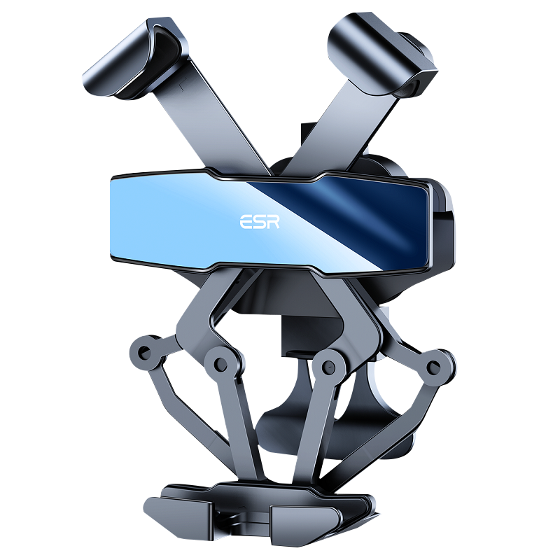 ESR亿色车载手机支架汽车用品导航一字重力感应出风口仪表台底座