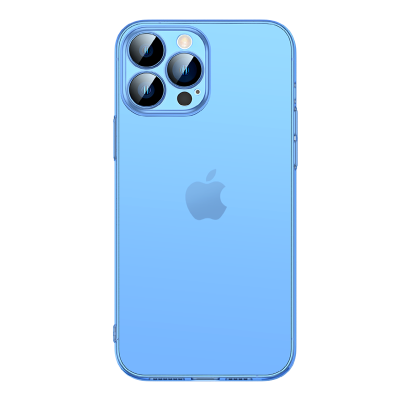 安美宝 适用镜头全包iphone14promax手机壳磨砂透明苹果13保护壳硬壳PC苹果14Plus保护套