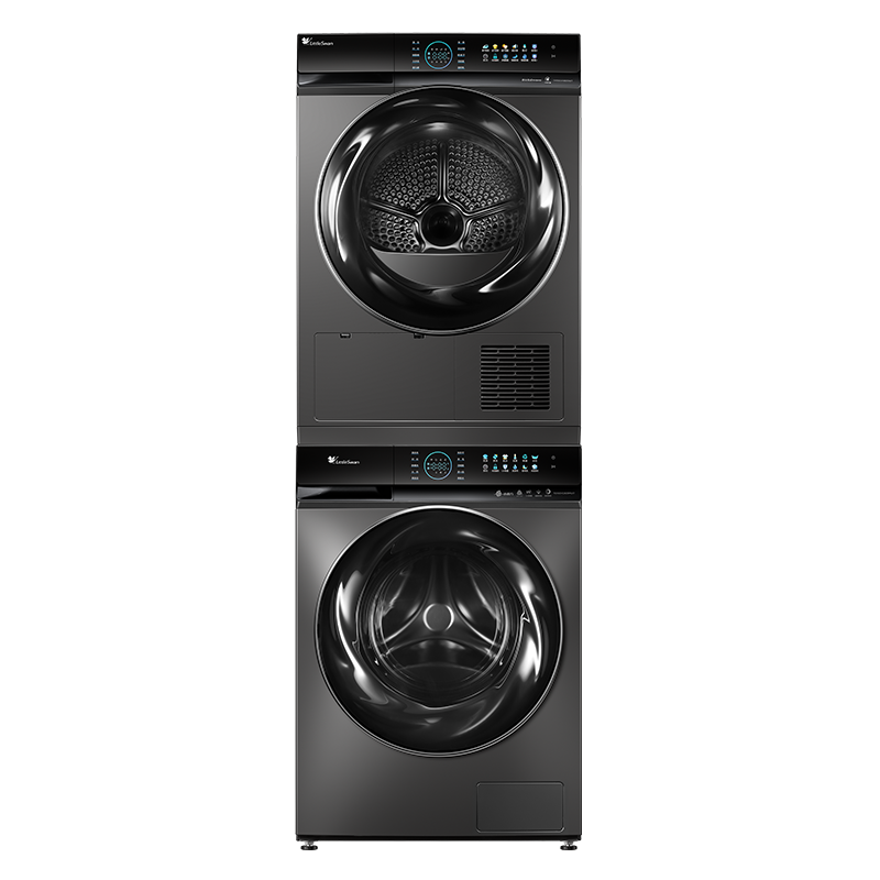 小天鹅(LittleSwan)洗烘套装10kg滚筒洗衣机全自动+热泵烘干机水魔方二代小钢炮809[88+36升级款]